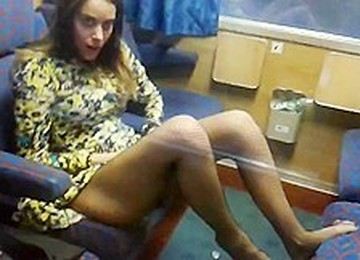 Polish Couple Fucking In Empty Train Compartment