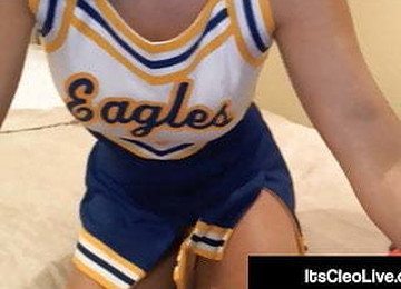 Cheerleader Its Cleo Says Give Me A C U M After Hard Fuck!