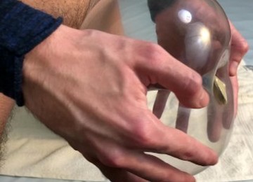 Condom Balloon Sex Toy Tutorial - Guy Moaning Loud While Cumming 4K