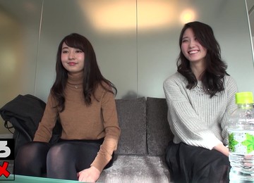 Ai And Misato Get Laid Part 2 - Uncensored Amateur Jav Japan Brunette Pale