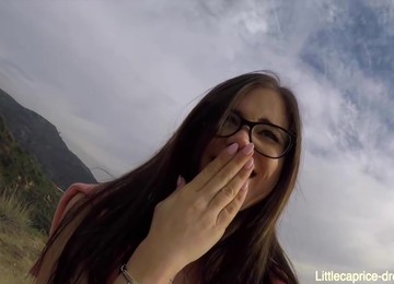 Fresh Teen With Glasses Would Rather Suck Cock And Get Fucked Than Studying For Her Exams