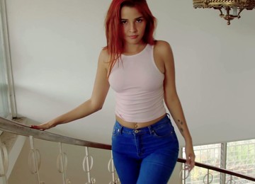 Lovely Torrid Redhead Agatha Vega Is Venezuelan Nympho Who Loves To Masturbate