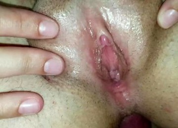 A Friend Put His Dick Up My Ass And Then Cum On My Hairy Pussy. Nice4ss