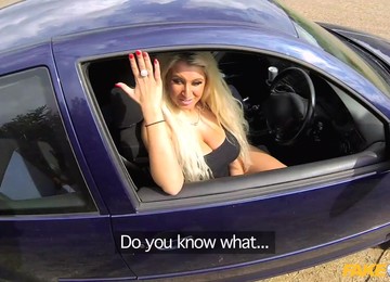 Mature Blonde Slut Brooklyn Blue Jumps In The Police Car For Sex