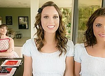 Adriana Chechik & Jade Nile In Mother's Secret Twins: Part One Video