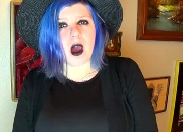 Goth Girl Beautiful Agony Masturbation Orgasm Cum