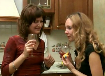 Mature Russian Ladies In The Kitchen Go Further Than A Party