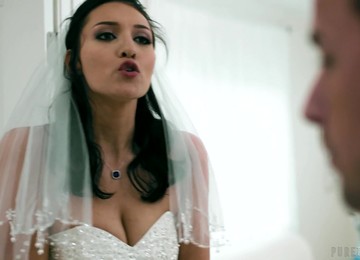 Filthy Bride Bella Rolland Gets Banged On The Wedding
