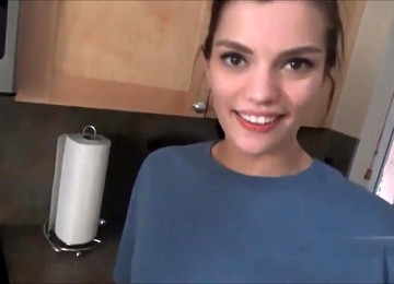 Sexy Girl Selena Steele In Exciting Homemade POV Porn With Cumshot