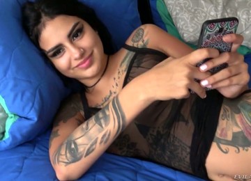 Bald Dude Is Happy To Pound Inviting Pussy Of All Tattooed Kat Licioux