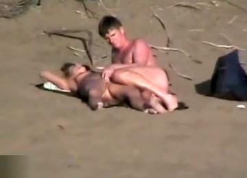 Lusty Mature Momma Gets Her Shaved Taco Fingered On Beach