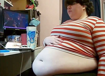 Bing, Plumper, Belly Stuffing, Fat Girl, Fat American Tits