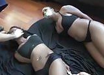 Two African Bitches Stripped And Gagged