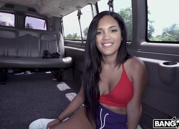Amazing Fucking In The Back Of The Van With Latina Alina Belle