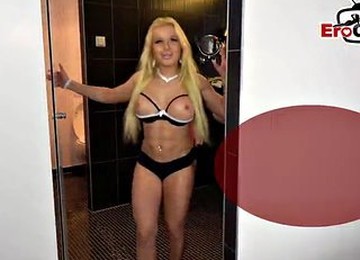 Hot German Brunette Big Tits Teen Slut Pickup Outdoor Pov