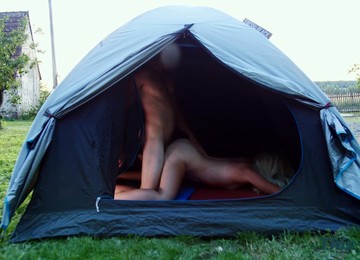 Camping Sex With Lovely Small College Girl