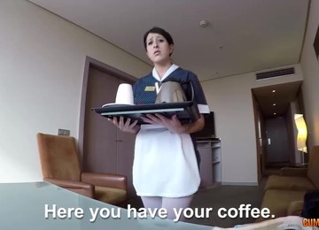 Hotel Fick,Heißes Dienstmädchen gefickt,Uniform