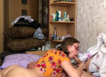 She Loves To Swallow My Cum