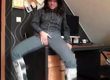 Jeans Stretti,Scopata Webcam