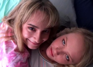 Two Young Blonde Has Not Denied The Other In Shooting Homemade Threeso...