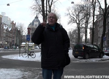 Retired Guy Visits Amsterdam And Bangs A Hot Whore