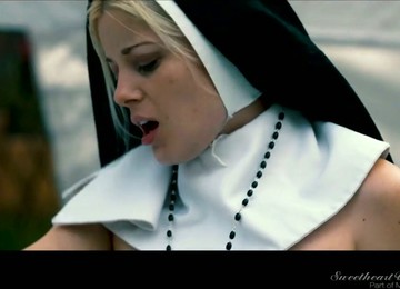 Lovely And Sinful Blonde Nun Charlotte Stokely Is Ready To Get Her Slit Licked
