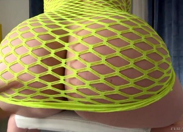 Spanish Fat Woman In Fishnet Maria Bose Gives Her Head And Gets Fucked Hard