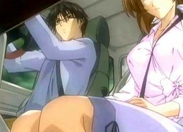 Anime-Porno,Fick im Auto,Cartoon-Porno