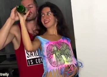 Drunk Brunette Hardcore Porn Video