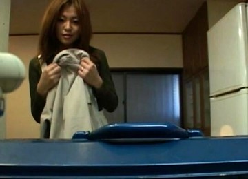Late Night Video Of Naughty Japanese MILF Karen Hayashi Giving Head