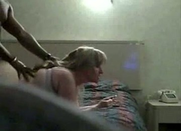 A Hidden Cam In The Hotel Room Catches A White Woman Cheating On Her Man