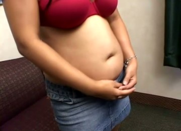 Pregnant Indian Slut Rides Fat Cock With Huge Glans