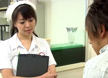Experienced Japanese Nurse Gets Gangbanged By Patients