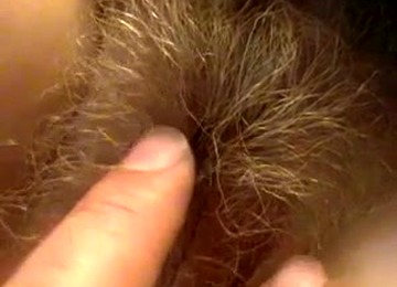 Kinky Closeup Video Of My Own Wife's Hungry Hairy Pussy Which I Love Tickling