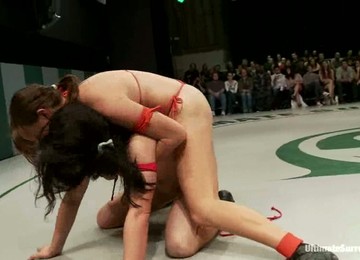 Luta Lésbicas,Foda Miúda Desportiva,Wrestling Nudez