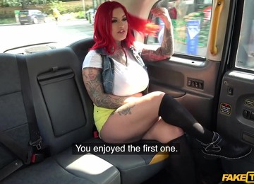 British Cabbie Pounded Chubby Sabien DeMonia