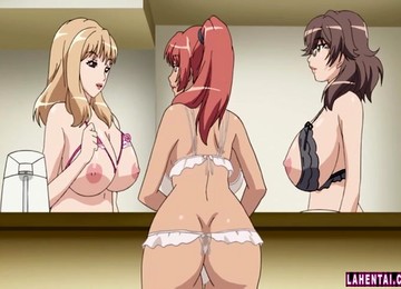 Three Huge Titted Hentai Babes