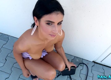 Exciting Romanian Beauty Screwed For Cash