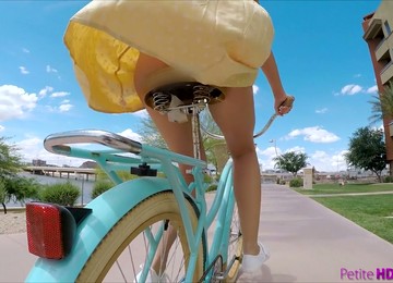 Ardent Cyclist With Juicy Booty Avi Love Gets Banged Doggy Style
