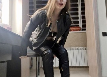 Leather Pants, Sex Leather Slave Girl, Leder