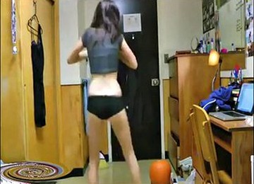 Classic Solo Dance After Training Brunette