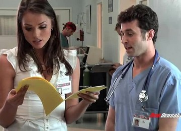 Krankenschwester und Patient
