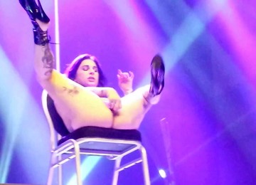 Naughty Stripper Joanna Angel Loves Dancing Around The Pole And Teasing