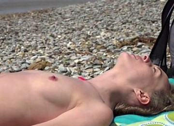Shy Teen Pounded Slowly At The Seaside