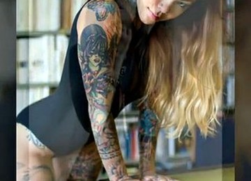 Ragazza Tatuata Scopata