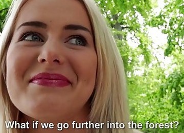 Blonde Euro Babes Sells Her Pussy For Some Cash POV