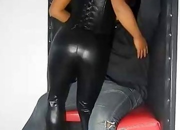Mexican Woman Is Often Wearing Latex Clothes And Sucking Dicks, Just Because She Likes It