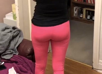 My PE Teacher Wife In Various Pink Leggings/yoga Pants.