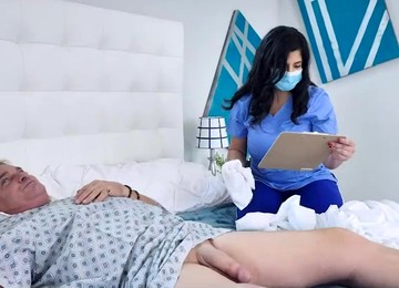 Having Sex With An Exotic Nurse Was On This Patient's Bucket List. And His Dream Immediately Came True!