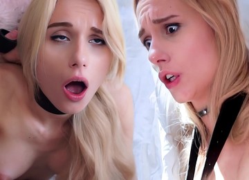 Wild Dick From Porn Force Fucked Skinny Blonde Hard.